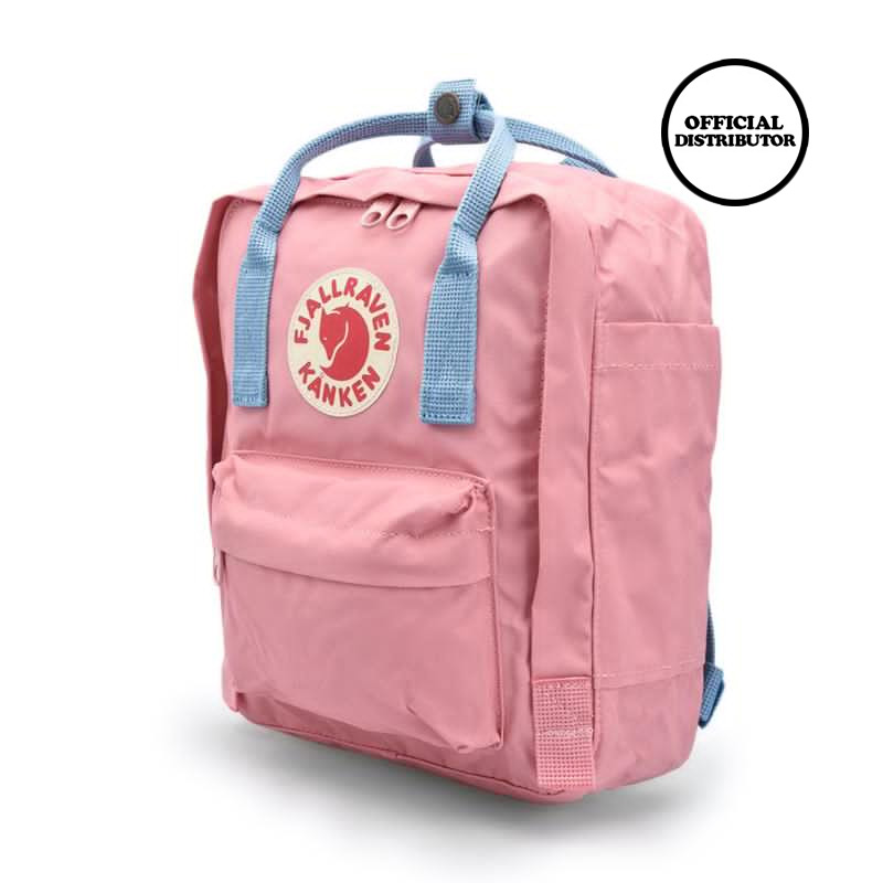 fjallraven kanken pink and blue