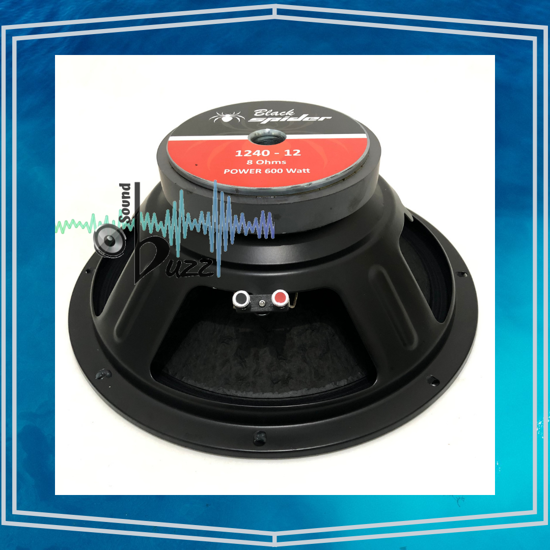 Speaker black best sale spider 8 inch