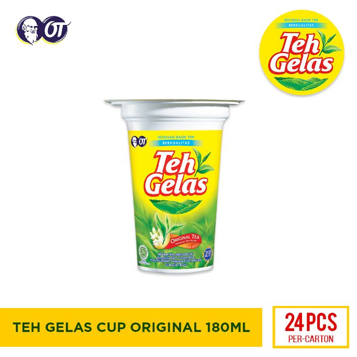 Jual Teh Gelas Original [180 Ml/ 24/ Karton] Terbaru Juni 2021 | Blibli