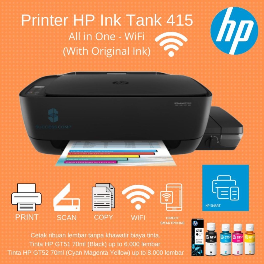 Jual Printer HP Ink Tank Wireless 415 All-in-One di Seller SUCCESS COMP ...