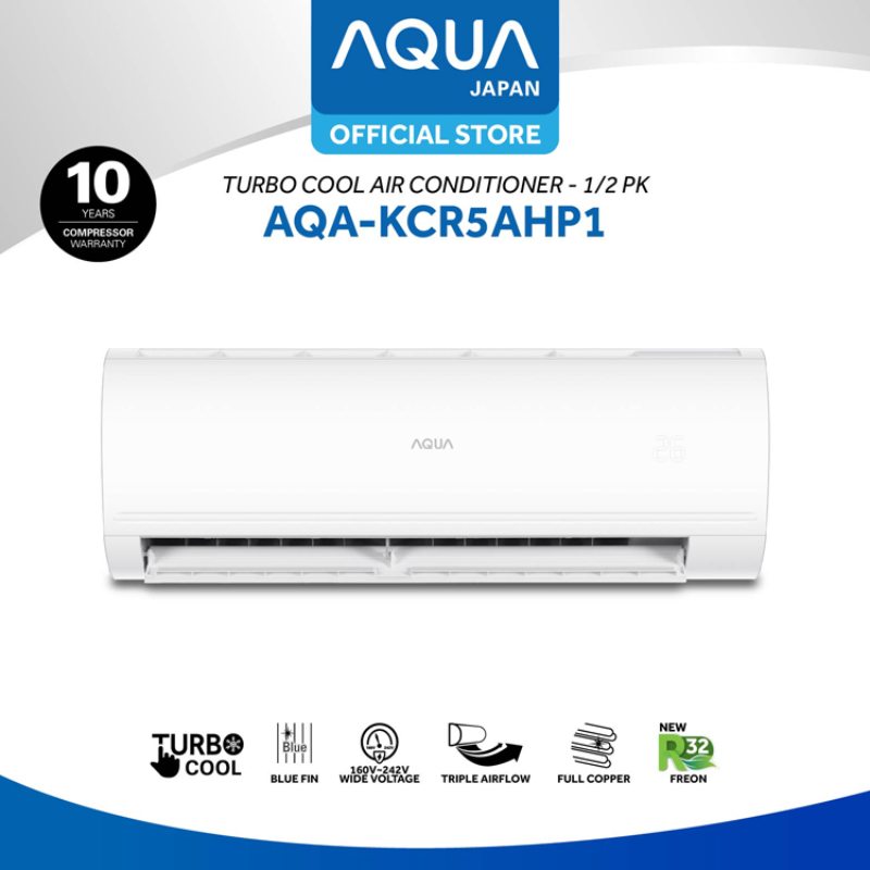 Jual Aqua Japan Aqa-kcr5ahp1 Ac Split Standart [1/2 Pk] Di Seller
