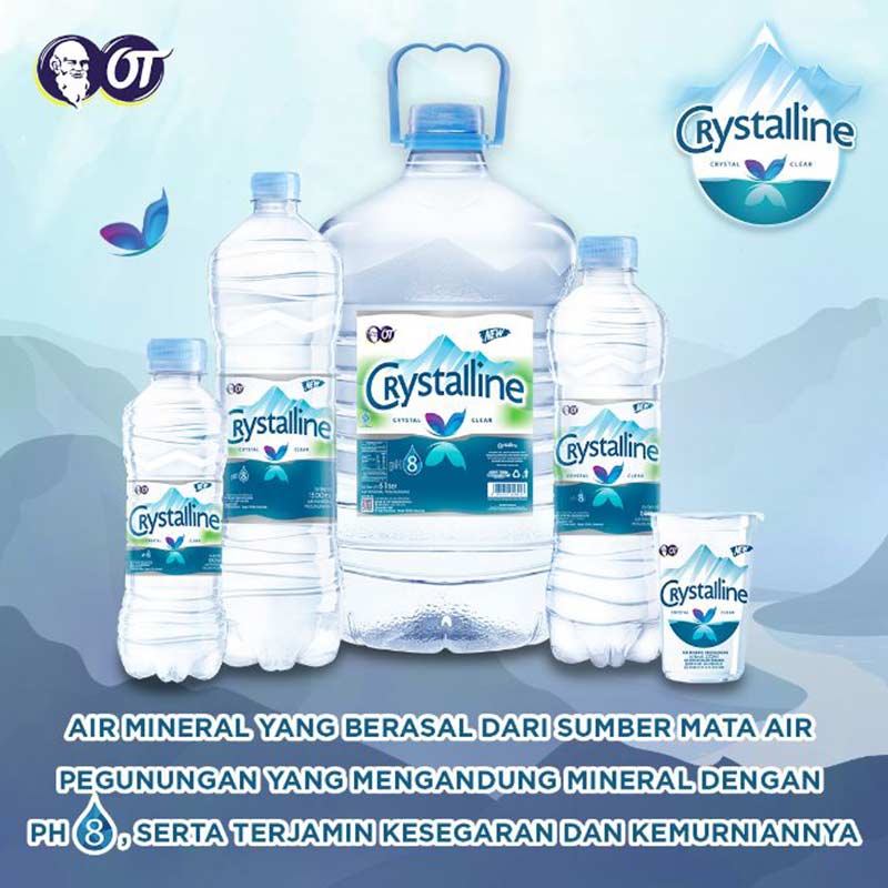 Jual Crystalline Mineral Water [6000 mL/ Galon] Online