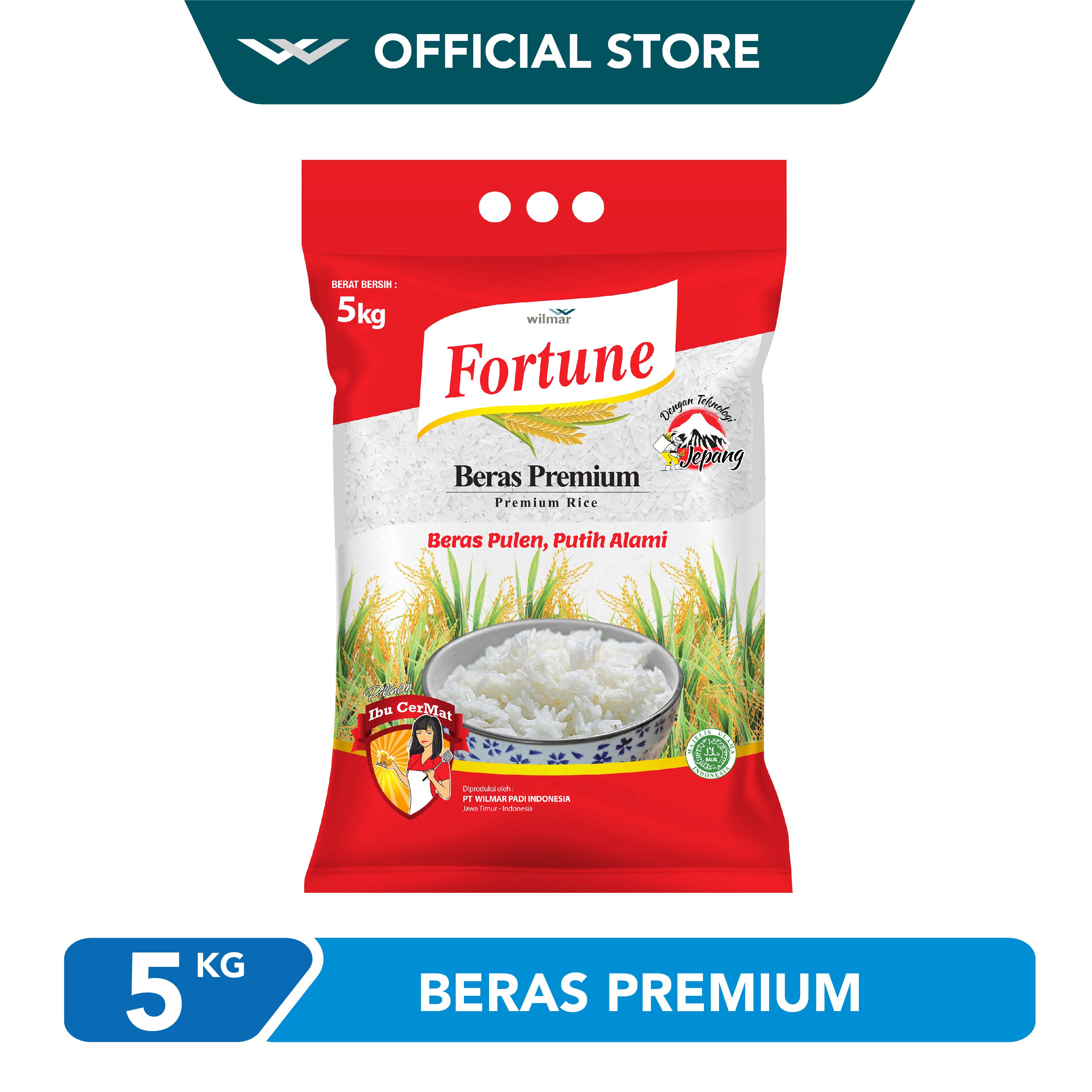 Promo SMG/JOG/SOLO - Fortune Beras [5 kg] Diskon 1% di Seller