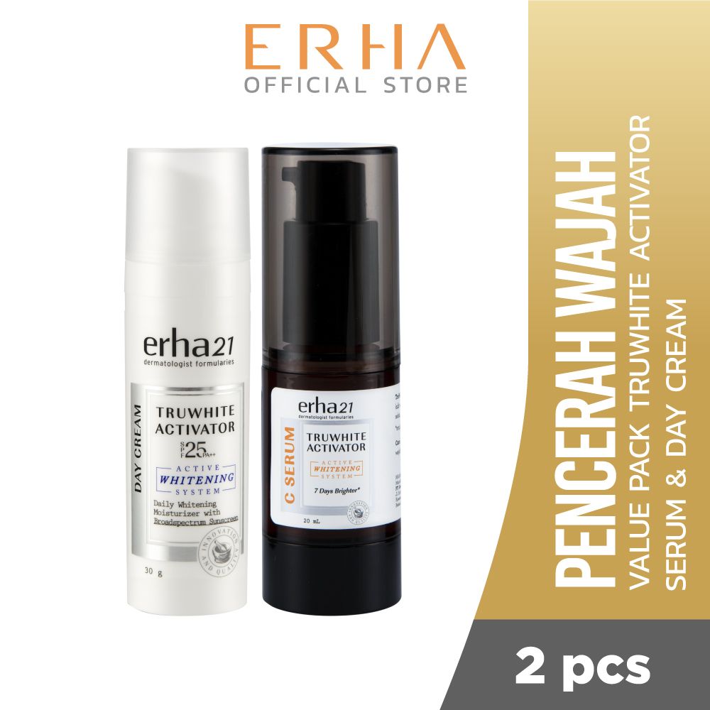 Jual erha VP Truwhite Cream & Serum Pencerah Wajah [20 mL & 30 g] di