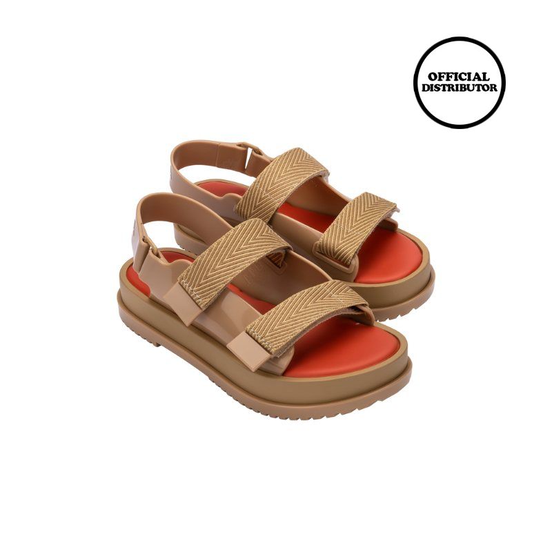 Jual Melissa Flox III Nk Store Ad Sandal Platform Beige Red