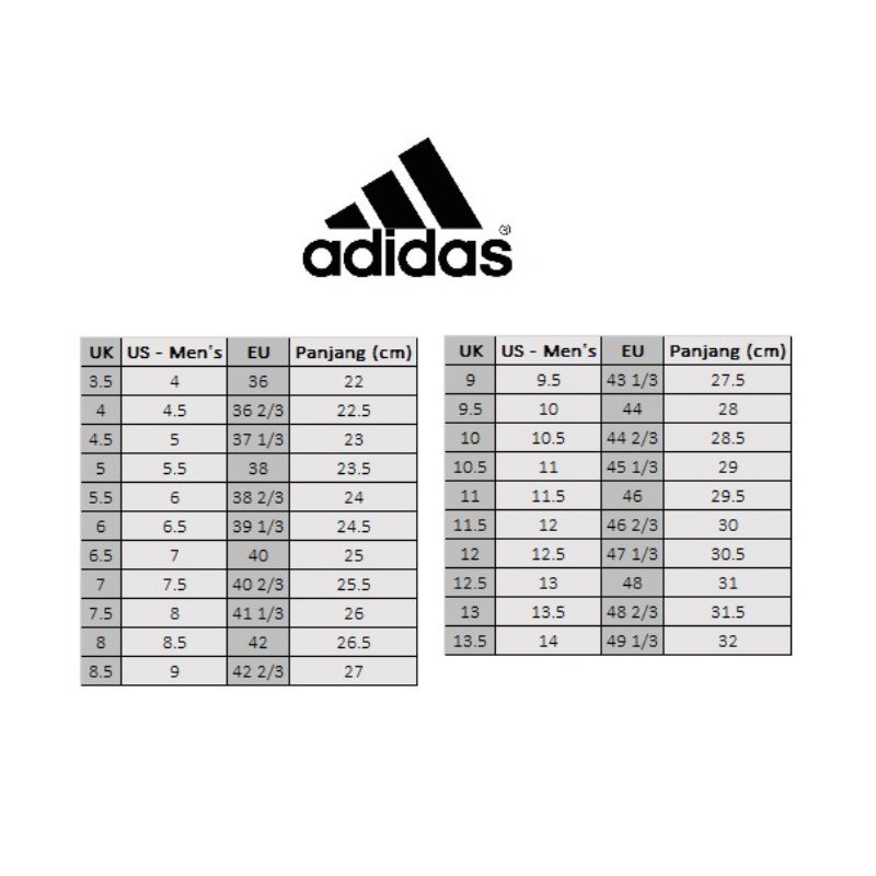Ukuran sepatu adidas shop ultra boost