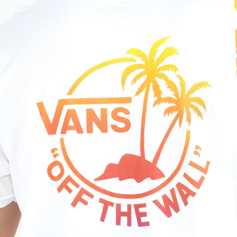 Promo Vans Mini Dual Palm III - White 