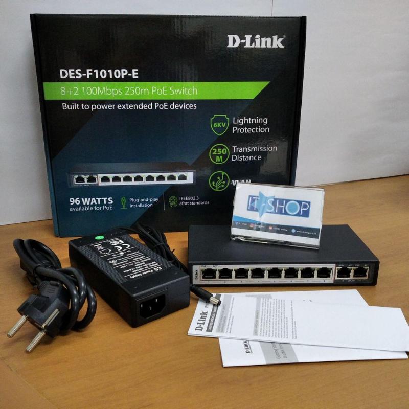 Jual D-link Poe Des F1010p-e Switch Hub Di Seller It Shop Official ...