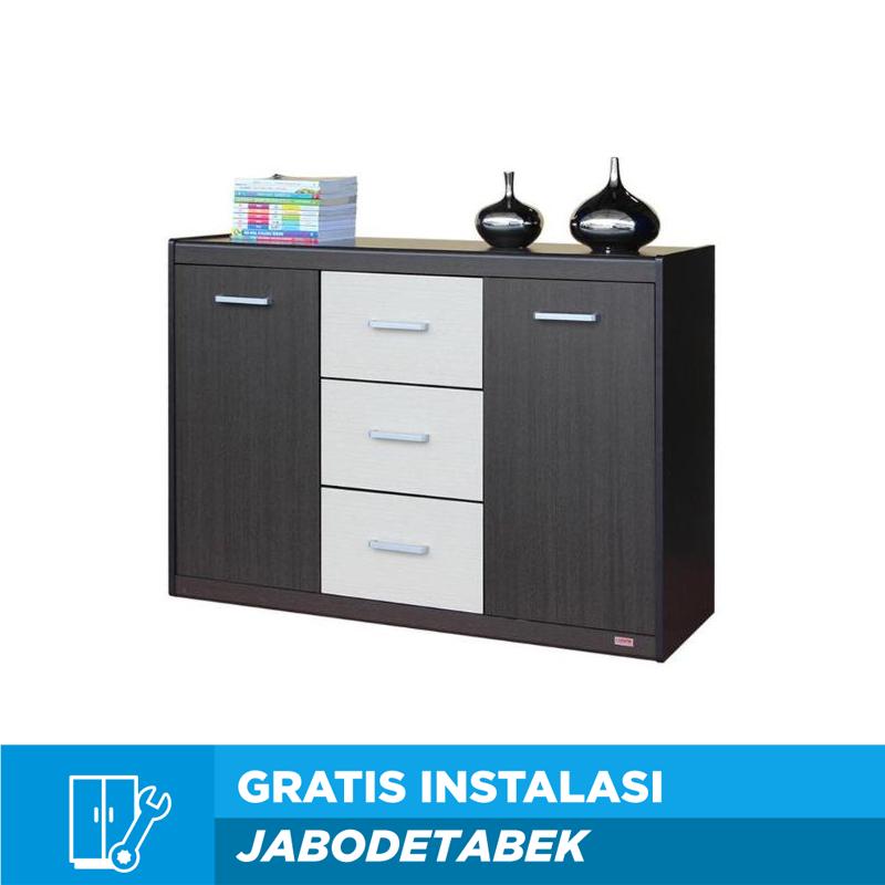 Jual Lunar CR120 Credenza Rak Serbaguna 3 Laci Online 