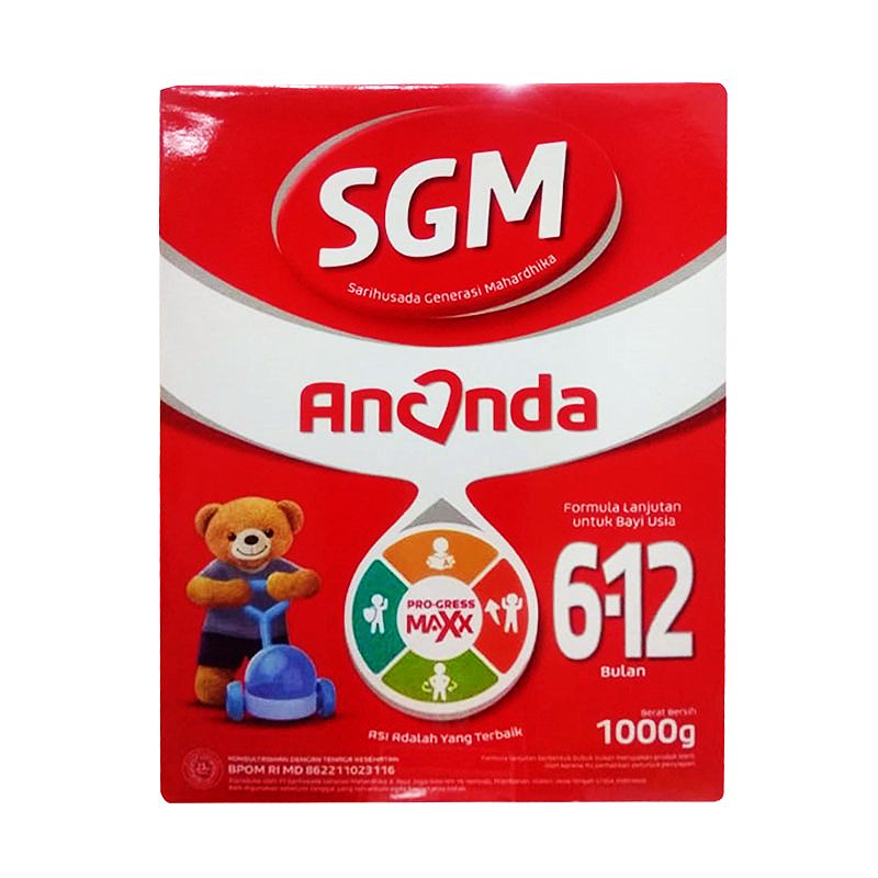 Jual Sgm Ananda Susu Formula [6-12 Bulan/ 1000 G] Di Seller Toko Makmur