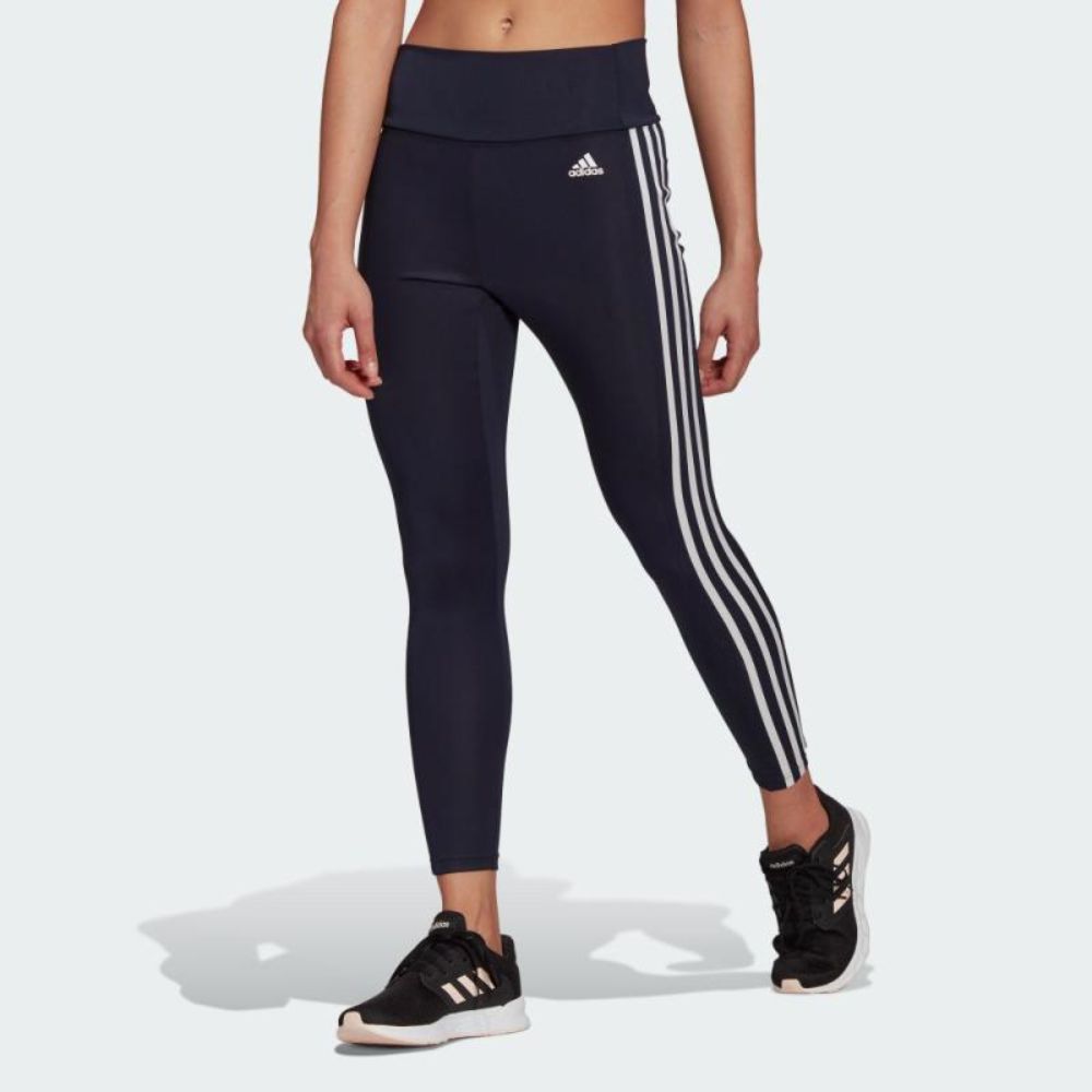 Jual adidas D2M High Rise 3 Stripes 7 8 Training Tights Legging