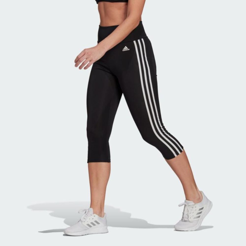 Jual adidas D2M High Rise 3 Stripes 3 4 Training Tights Legging