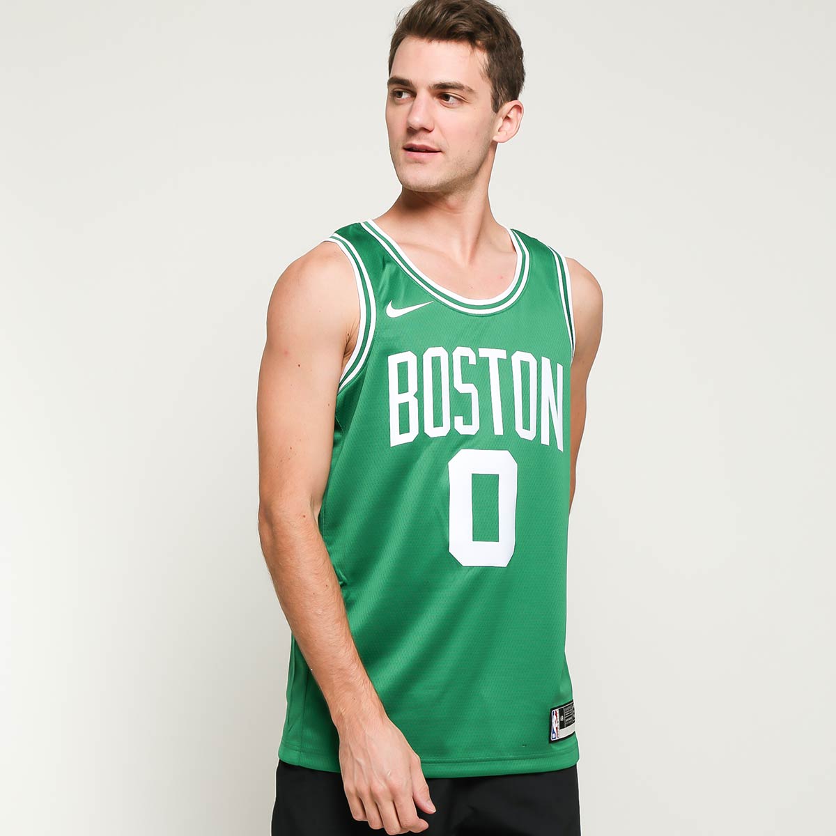 jayson tatum black and green jersey