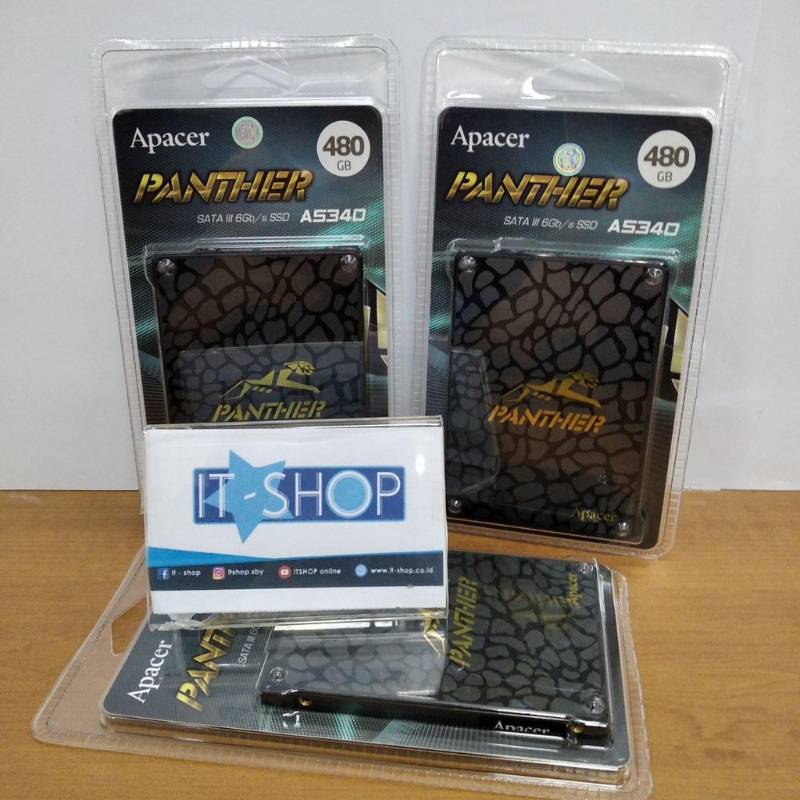 Apacer AS340 Panther SATA III SSD [480 GB/ SATA III