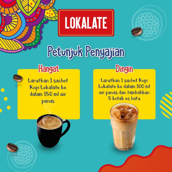 Jual Lokalate Kopi Gula Aren 10 Sachet Kopi Sachet Kopi Kekinian