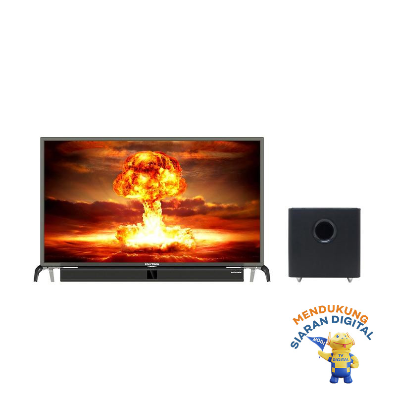 Tv led hot sale polytron cinemax soundbar