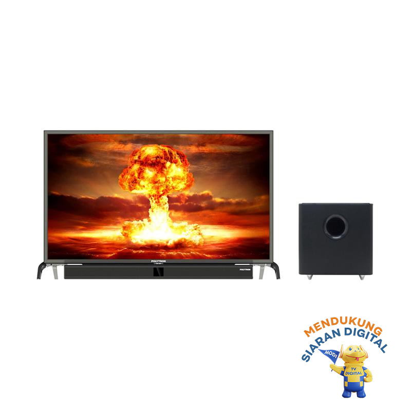 Jual Polytron Pld43b150 Cinemax Soundbar Tv Led 43 Inch Di