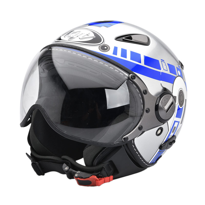 Promo KYT Elsico Retro R2D2 Helm Half 