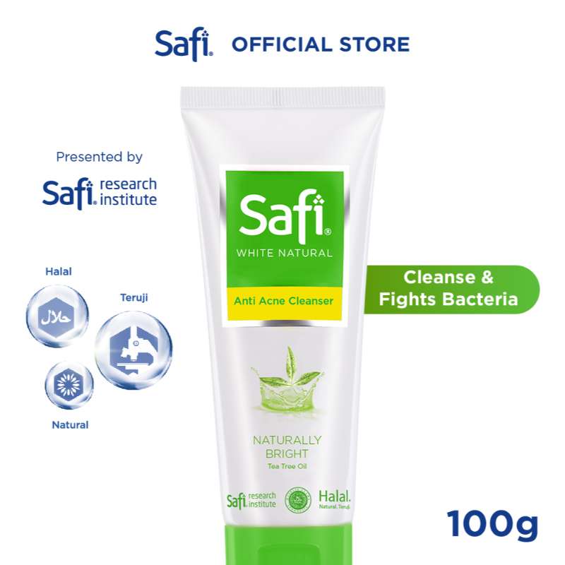 Jual Safi White Natural Anti Acne Cleanser Tto 100 G Online Desember 2020 Blibli