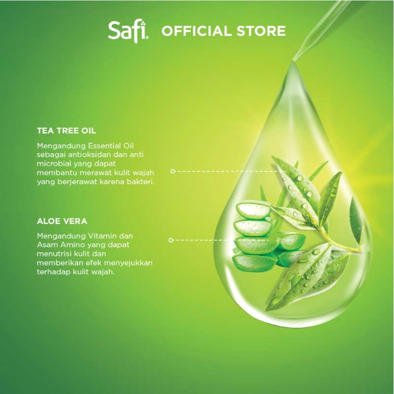 Jual Safi White Natural Anti Acne Cleanser TTO [100 g