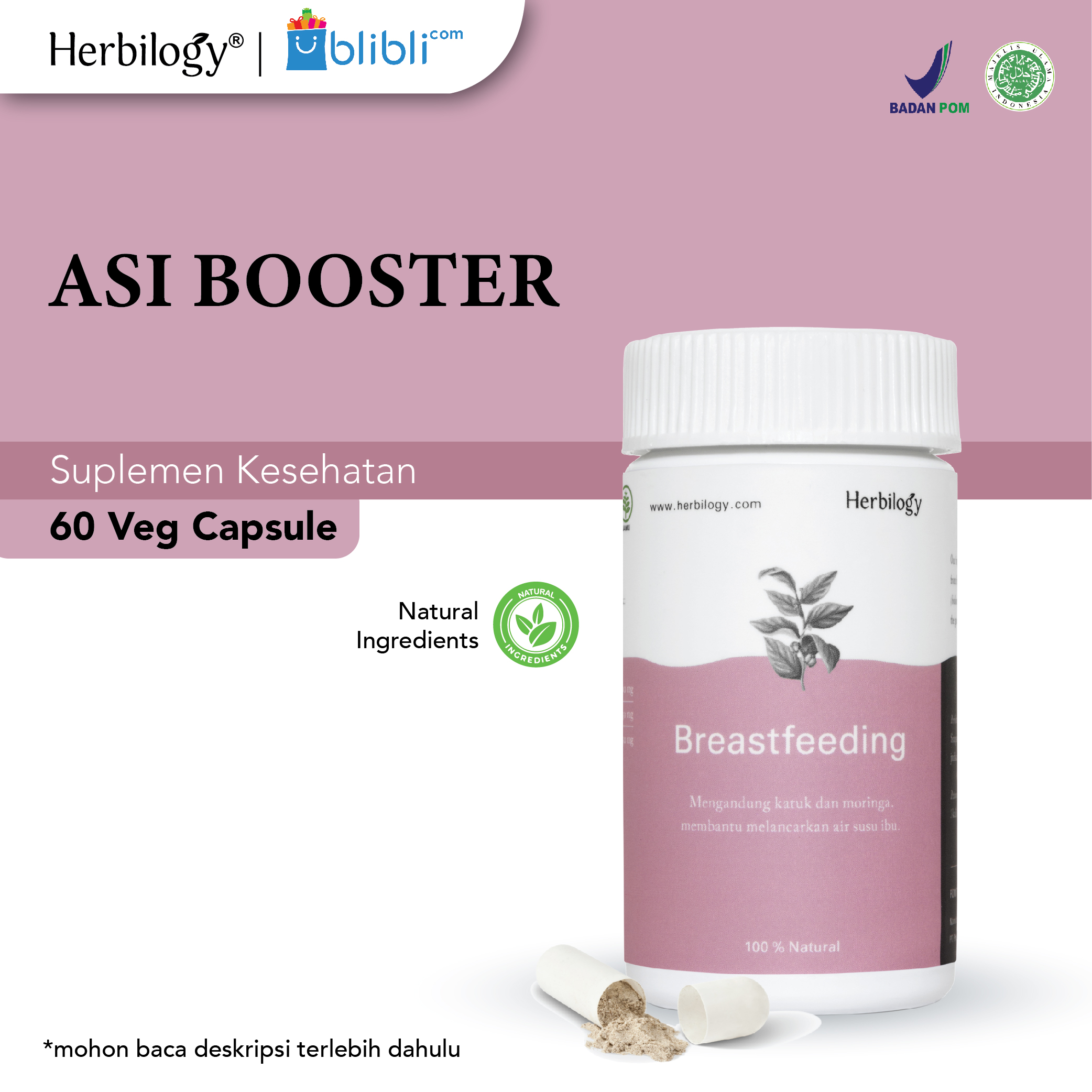 Promo FS Herbilogy Breastfeeding Capsules Nutrisi & Vitamin Ibu