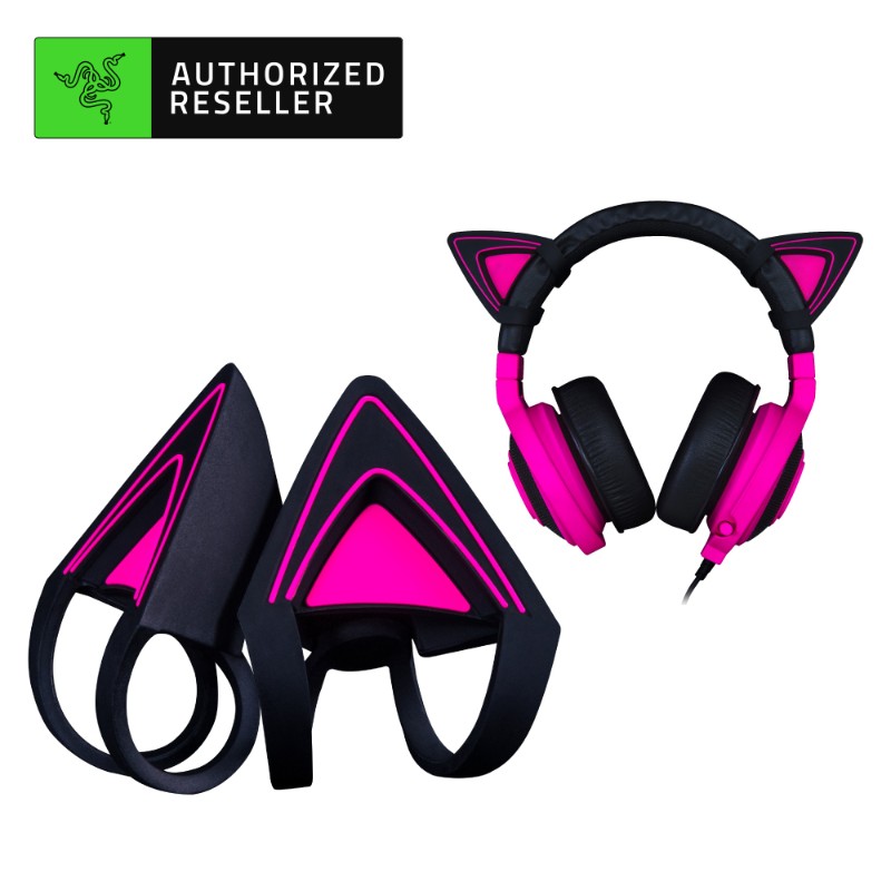Razer kitty sales ears neon purple