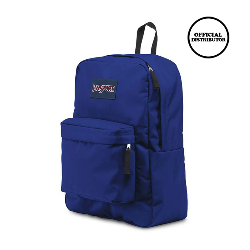 jansport superbreak backpack blue