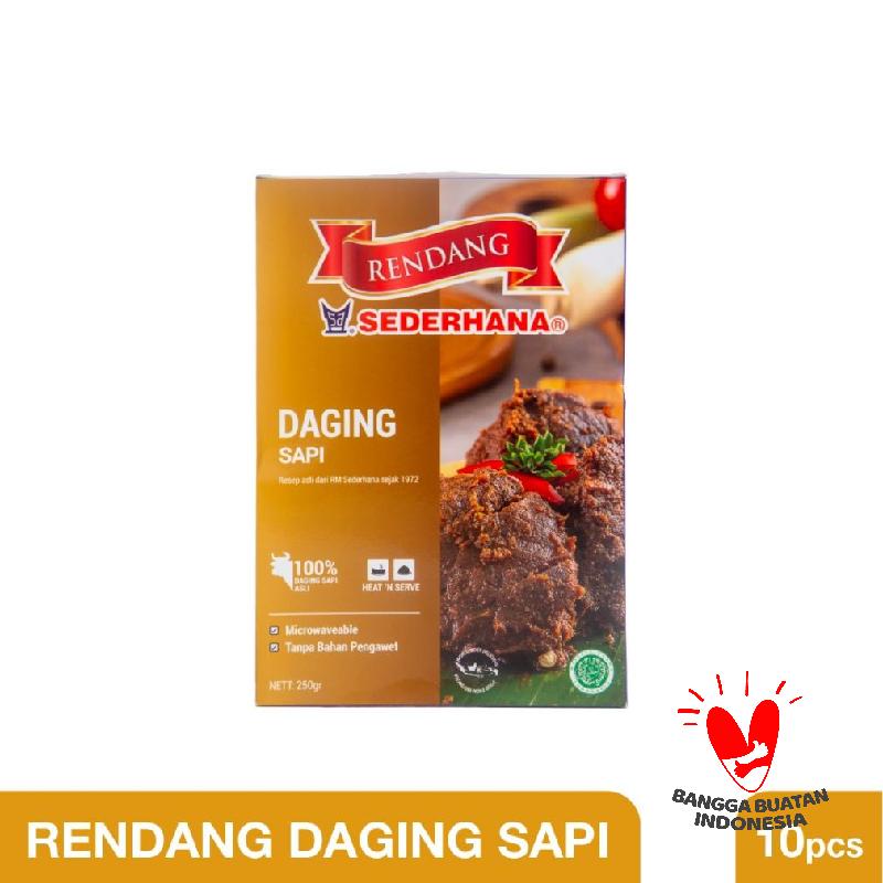 Jual Rendang Sederhana Paket Rendang Daging [10 Pcs] Di Seller Lumina ...