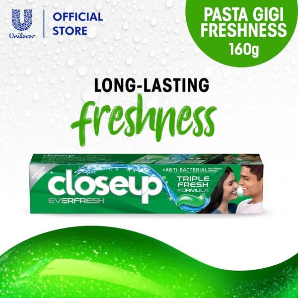 Jual Close Up Pasta Gigi Segar Green Gel Gaga 160G Tooth Paste 
