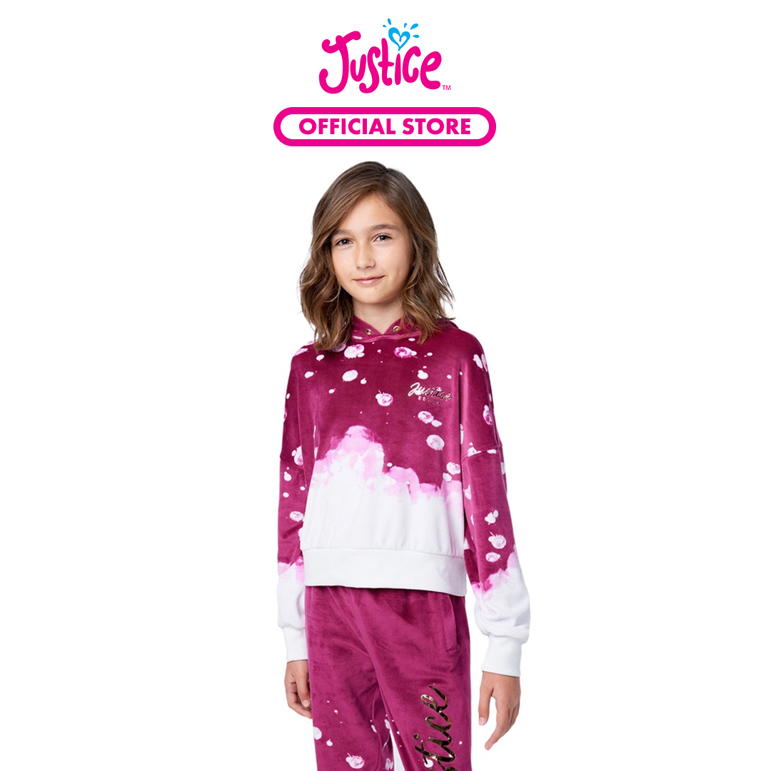Justice tie dye sweatshirt outlet
