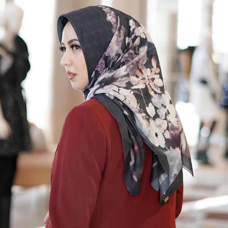Jual Buttonscarves Le Fleur Square Jilbab Segiempat Wanita