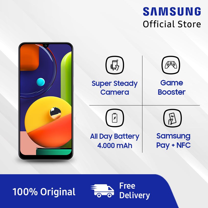 âˆš Samsung Galaxy A50s Smartphone [4 Gb/ 64gb] Terbaru Juli