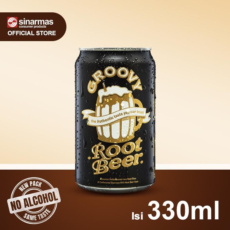 Jual Groovy Rootbeer Minuman Berkarbonasi Rasa Root Beer [330 mL] di Seller Ramayana Cengkareng