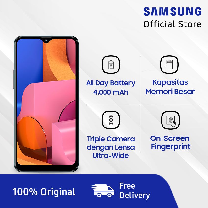 âˆš [baru] Samsung Galaxy A20s Smartphone [32gb/ 3gb