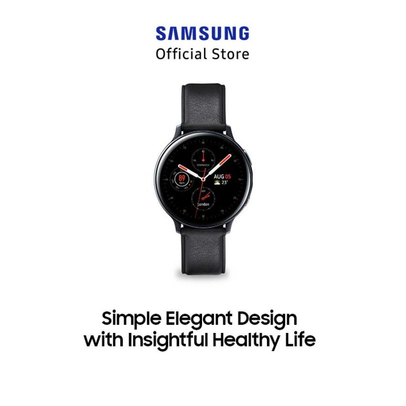 Jual Samsung Galaxy Watch Active 2 Steel Smartwatch [44 mm] - Black di