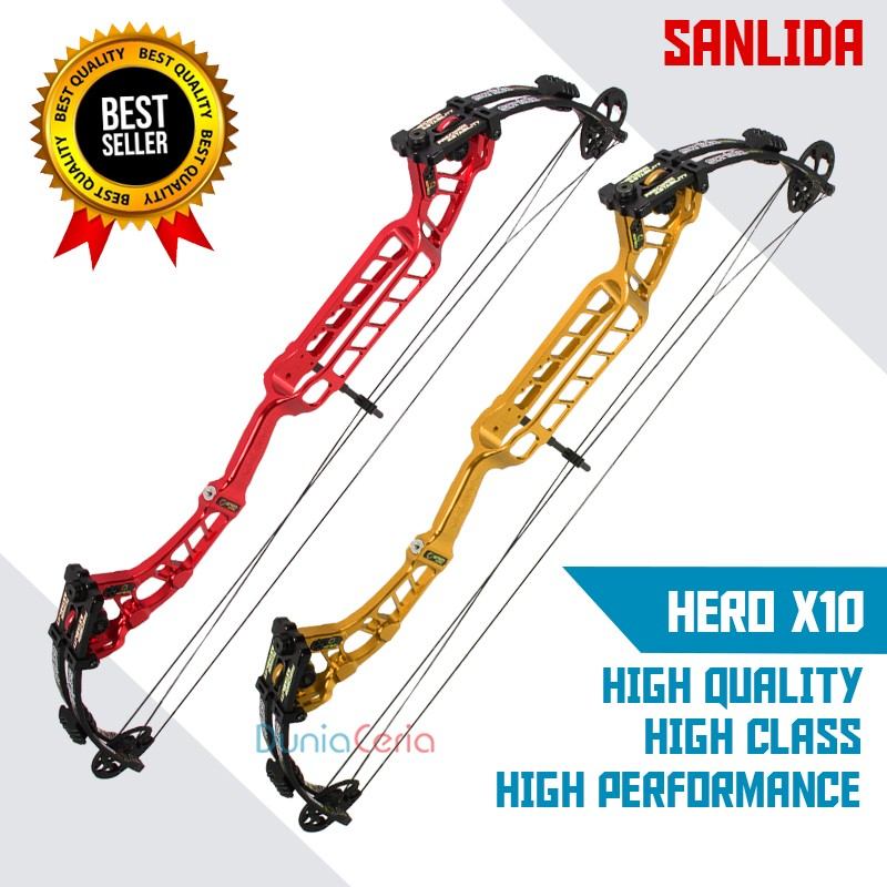 Promo Sanlida Archery X10 Jandao Hero Compound Bow Busur Panah Diskon 7 ...