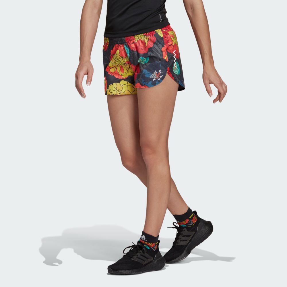 Jual adidas Run Fast Flower Running Shorts Celana Lari Wanita