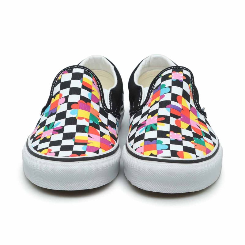 Vans checkerboard best sale flower