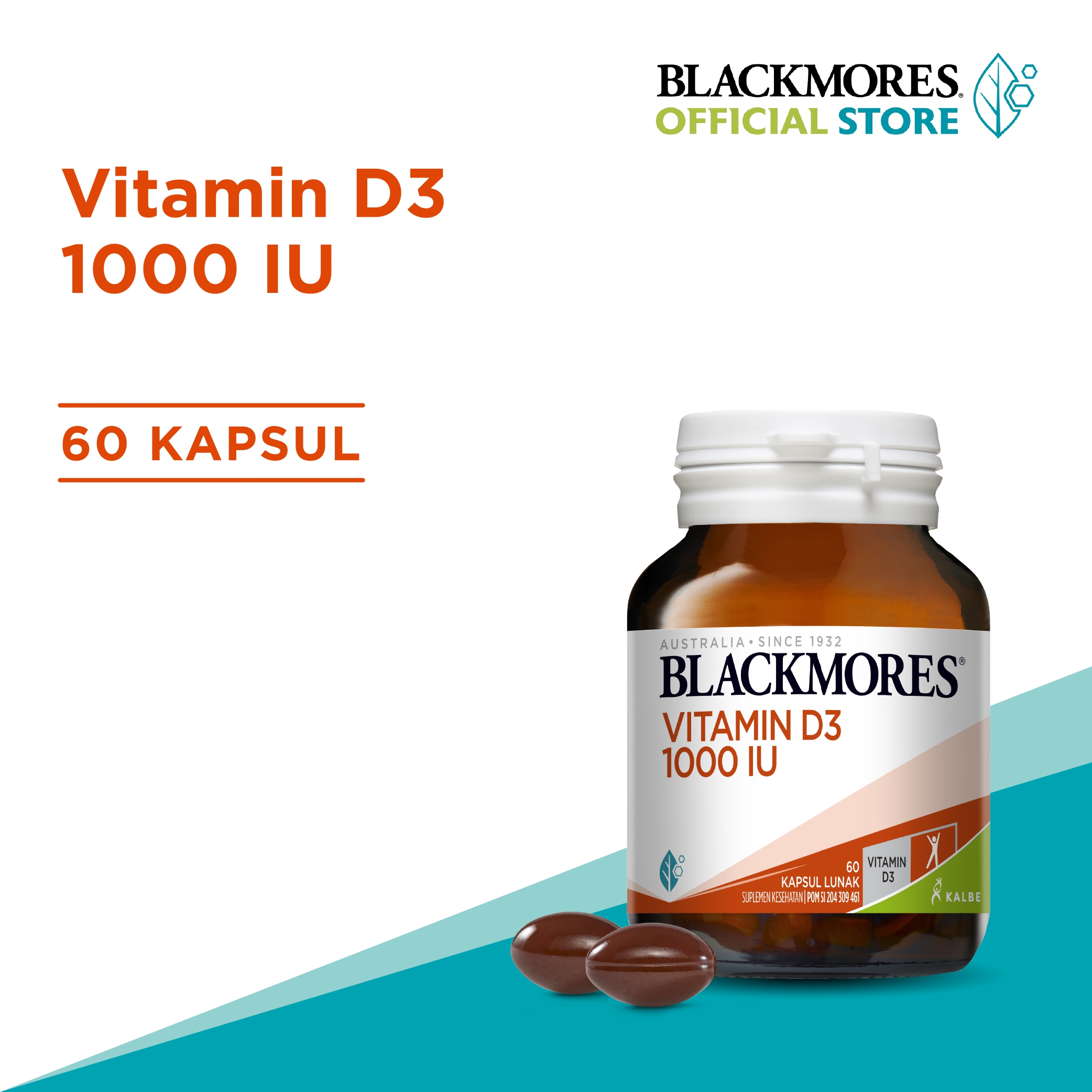 Jual [bandung] Blackmores Vitamin D3 1000 Iu [60 Kapsul] Di Seller