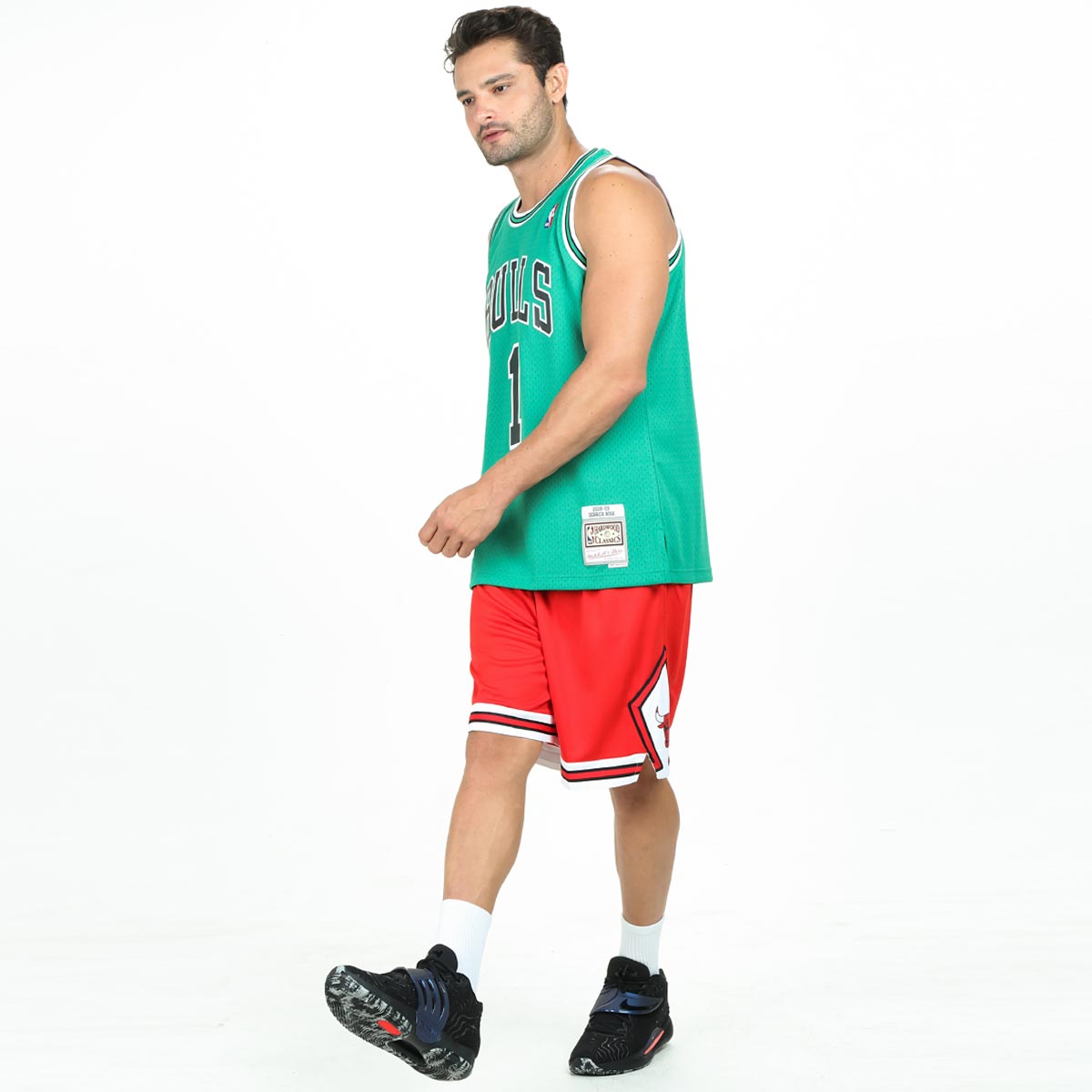 Mitchell & Ness NBA Swingman Shorts 2.0 - P. 76ers, Nero , S - 2