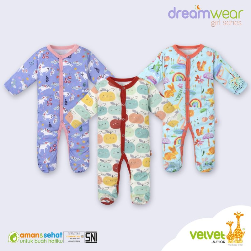 Velvet junior sleepsuit 2025