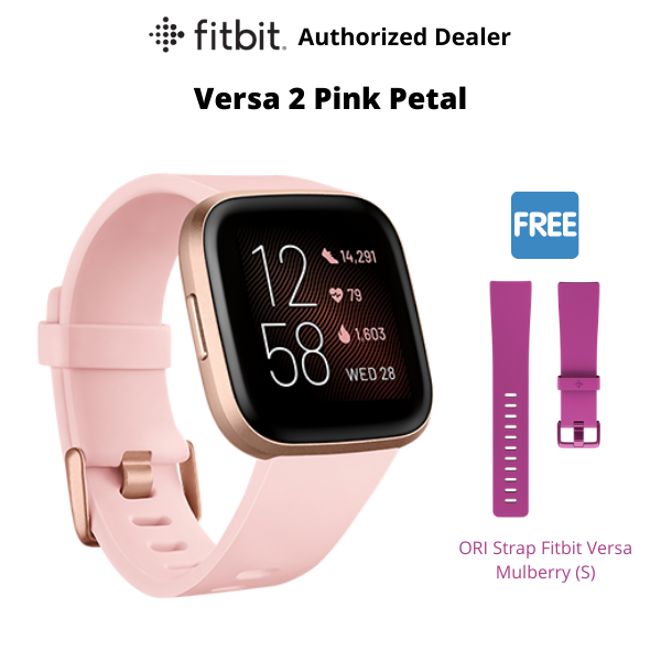 Jual FitBit Versa 2 Petal Smart Watch - Copper Rose di Seller Fitbit -  Petir, Kota Tangerang | Blibli