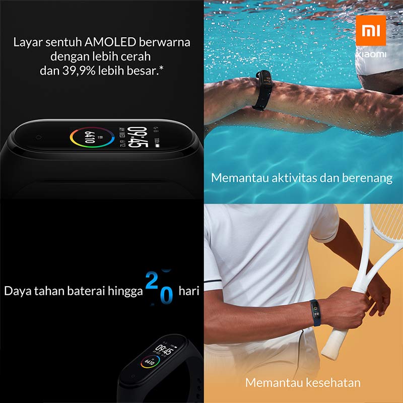 Jual Xiaomi Mi Band 4 Smart Band Online September 2020