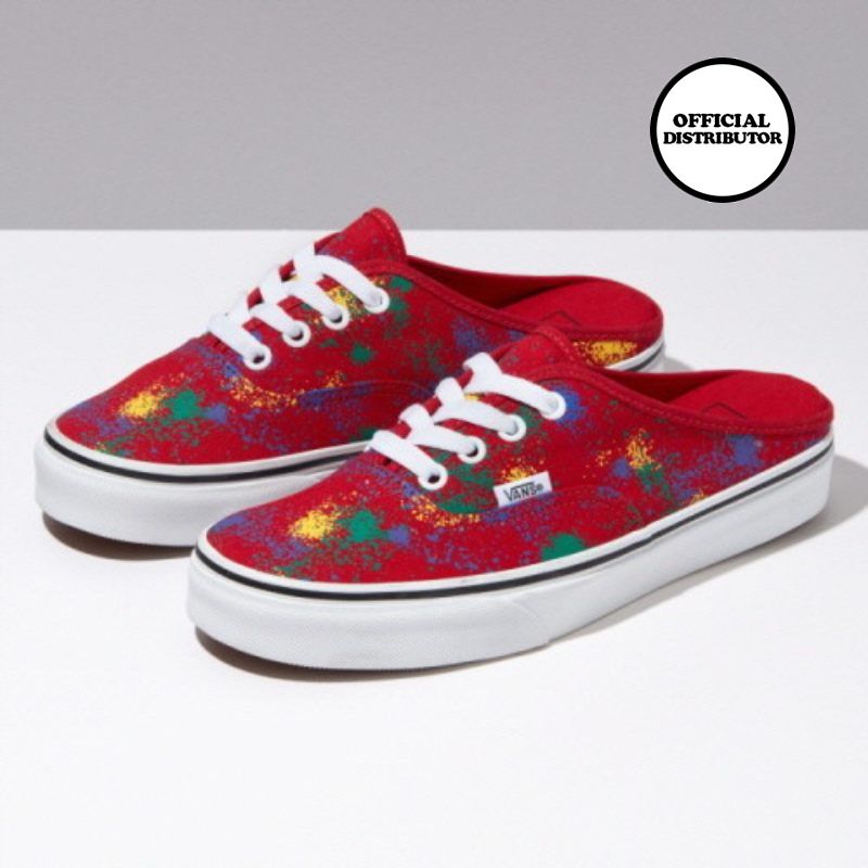 Vans authentic outlet merah maroon