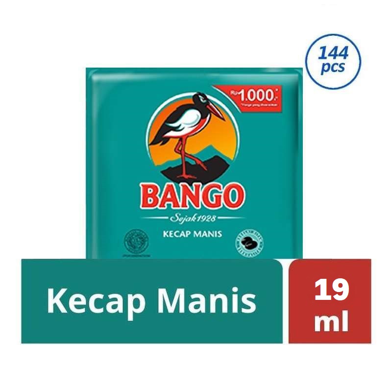 Promo Bango Kecap Manis [19 ml/ 144 Sachet/ Karton] Diskon 13 di
