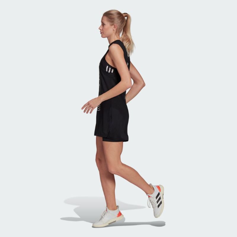 Jual Adidas Paris Wow Tennis Dress Atasan Tennis Wanita [ha5810] Di