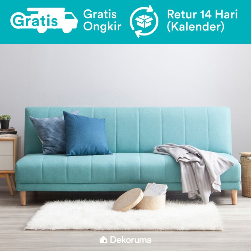 Jual Dekoruma Saki Sofa Bed Minimalis atau Sofabed Kain