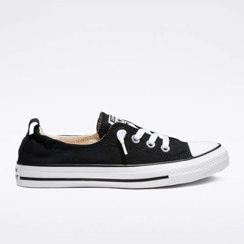 Converse Chuck Taylor Shoreline Slip (W) Sepatu Sneakers Wanita  Black/White [CON537081C]
