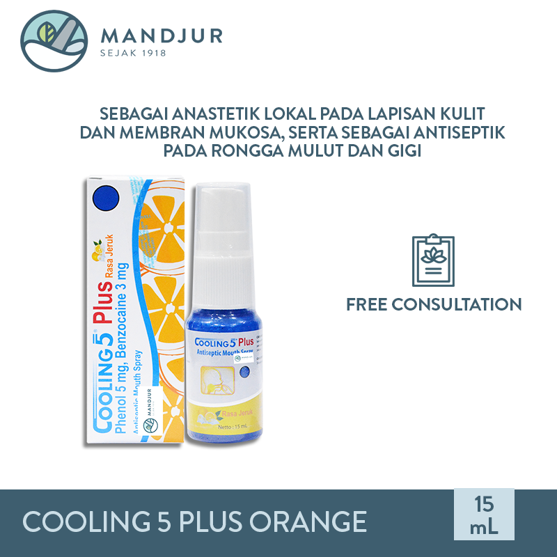 Obat Sakit Gigi Tinggal Semprot Cooling 5 Plus Spray Shopee Indonesia