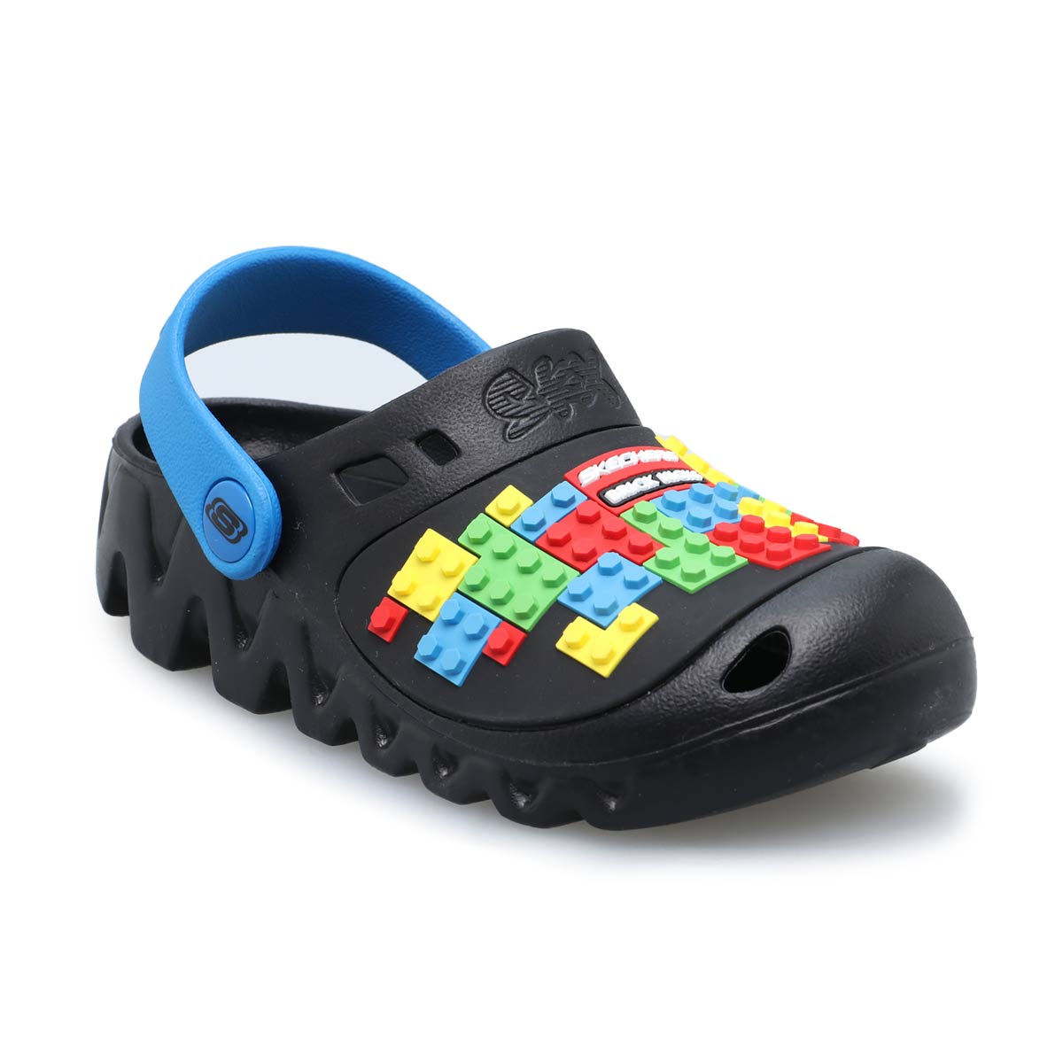 Skechers sandals kids black hotsell